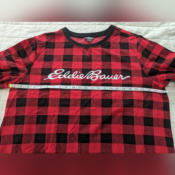 Eddie Bauer 2X Plaid Sweatshirt - Picture 2 of 5